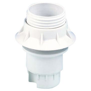 Douille E14 lisse plastique blanc vrac