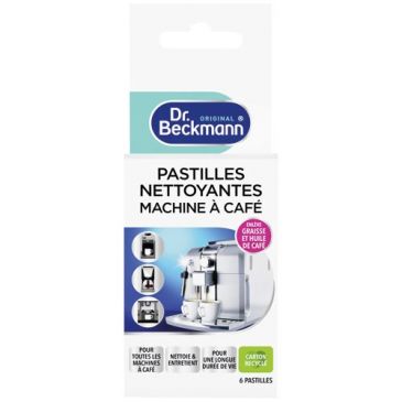 Dr. Beckmann nettoyant machine à café pastille x 6