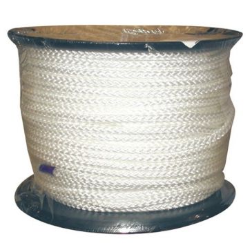 Drisse polypropylene tressée - bobine - blanc - 10 mm x 100 m