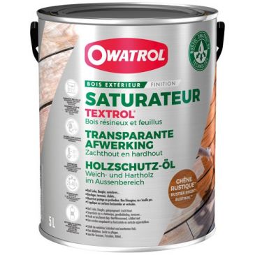 Textrol saturateur bois extérieur 5 L chêne rustique