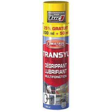 Transyl dégripant lubrifiant atomiseur 200 ml +25 % gratuit