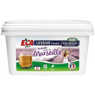 eca pros lessive poudre savon de marseille pro 36 lavages