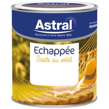 Peinture 0.5 L Echappée Satin - Tournesol