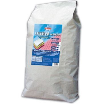 Ecness lessive activée sans phosphate sac 10kg