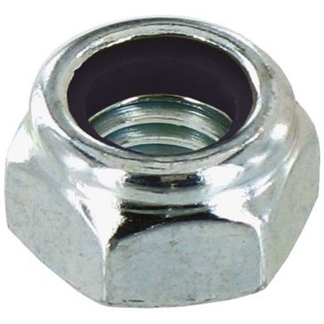 Ecrou indesserrable zingué  5 mm sachet x 15