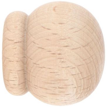 embout bois anglais Ø20 mm à visser brut x2