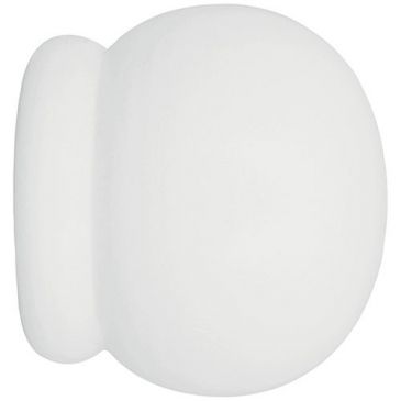embout bois anglais Ø28mm à visser laqué blanc x2