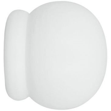 embout bois anglais Ø28mm à visser laqué blanc x2