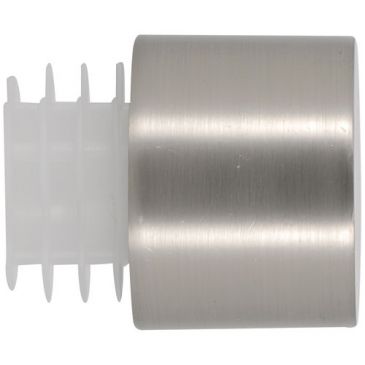 Embout bouchon easy fix ø28mm chrome mat x2