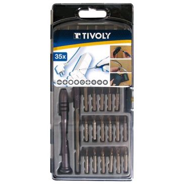 Embout précision - Technic - coffret de 33 pièces - 1 porte-embout - 1 tour