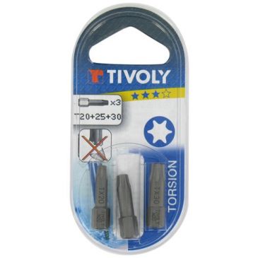 Embouts torx 20/25/30 blister