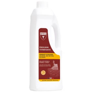 Emulsion vitrifiante pour parquet et escalier Jaune 1 L