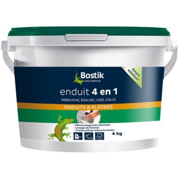 Enduit 4 en 1 multi-usages pâte 4 Kg