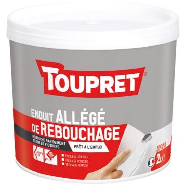 Enduit de rebouchage intérieur - allégé - 2 L