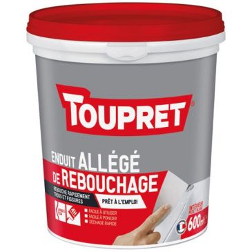 Enduit de rebouchage intérieur - allégé - 600 mL