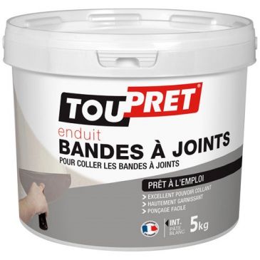 Enduit bandes à joint et lissage pâte 5kg