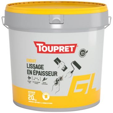 Enduit de lissage en épaisseur pate 20 kg