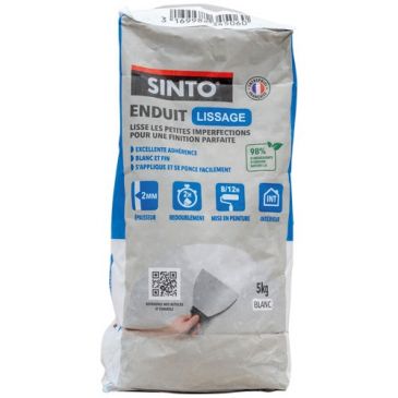 Enduit de lissage interieur poudre 5kg