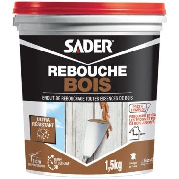 Enduit de rebouchage bois - pâte 1,5 Kg