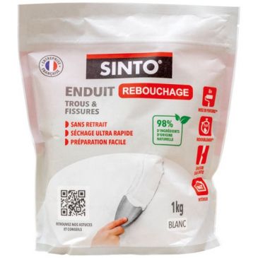 Enduit de rebouchage interieur poudre 1kg
