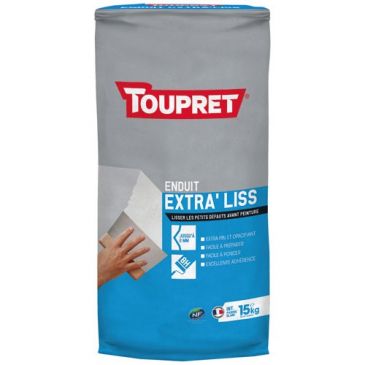 Enduit lissage intérieur poudre 15kg blanc