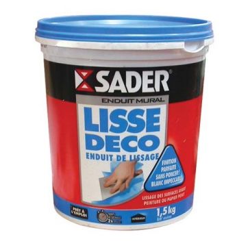 Enduit de lissage mural déco - 1,5 Kg