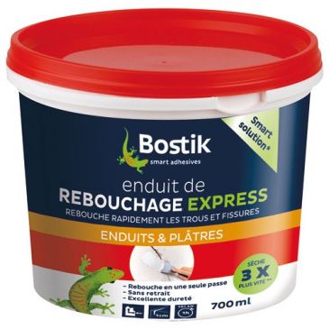Enduit rebouchage express pâte 700ml bostik