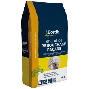 Enduit rebouchage façade en poudre 5kg