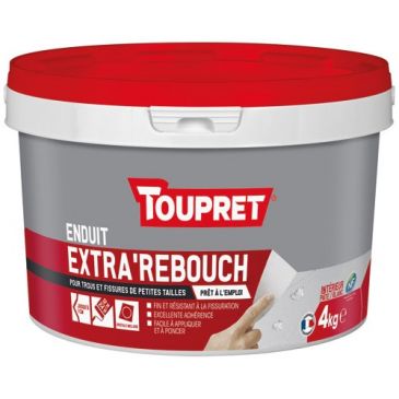 Enduit rebouchage intérieur pâte 4kg blanc
