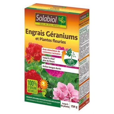 Engrais géraniums 750g