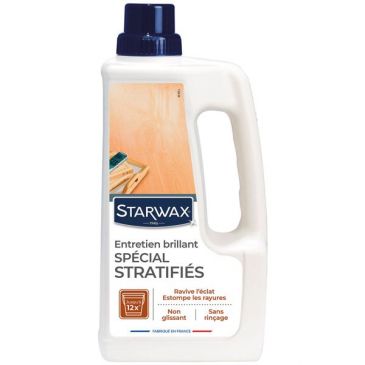 Entretien raviveur parquets stratifiés 1L Starwax 2 en 1