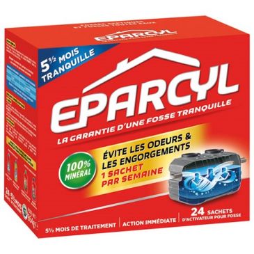 Activateur biologique - entretien fosse septique - lot de 24 sachets 
