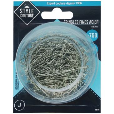 Epingles fines acier x750