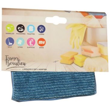 Eponge biface microfibre bicouleur