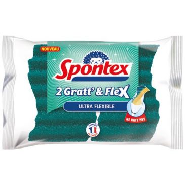 Eponge gratte & flex ultra flexible non rayante.
