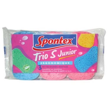 Éponge spontex s junior x3 1118