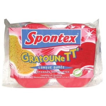 Eponge végétale gratounette x2 3088