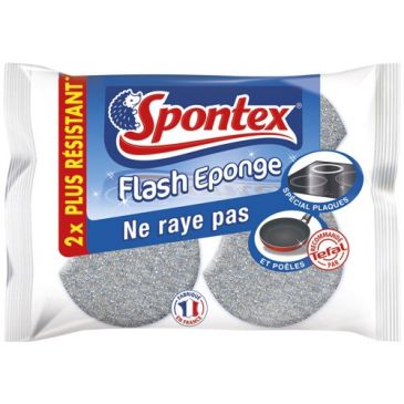Éponge végétale grattante 2flash 3180
