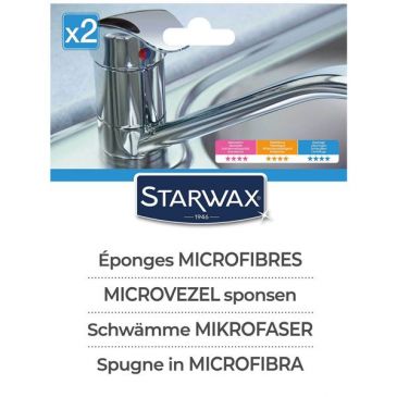 Eponges microfibre x2