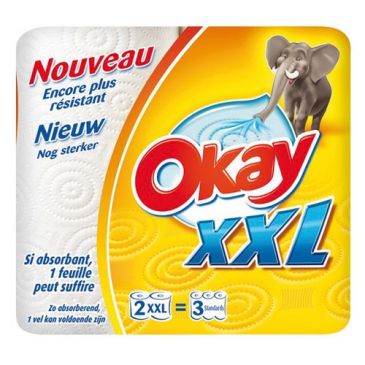 Essuie tout 2rlx blanc xxl okay
