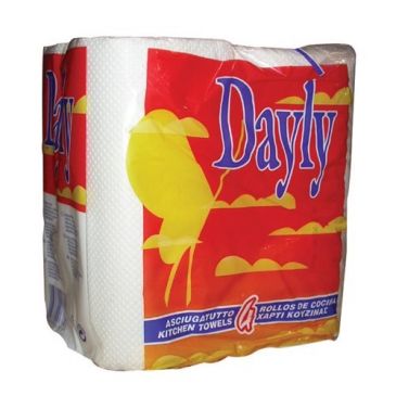 Essuie tout 6 rouleaux blanc Dayly
