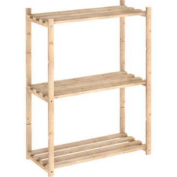 Etagère - 3 tablettes à lattes - Natura 