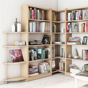 Etagère d'angle 4 tablettes