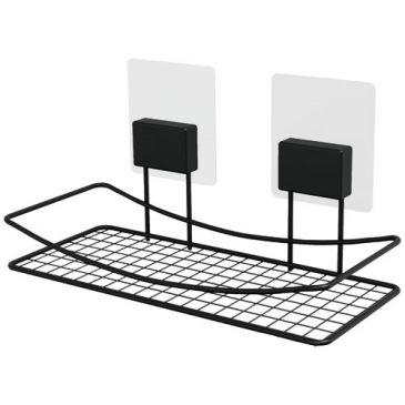 Etagere salle de bain noire magic 25 x 11,5 x 15 (h) cm