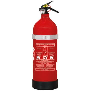 Extincteur à poudre - 2 Kg - rouge