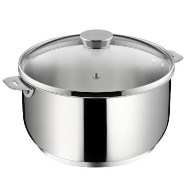 Faitout 24 cm inox + couvercle - Salvaspazio+