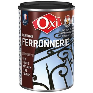 Peinture décorative - spéciale ferronnerie - 250 mL - noir extra mat