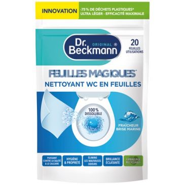 Feuilles magiques nettoyant wc brise marine X20