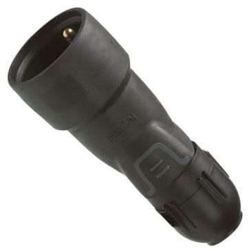 Fiche f 2p+t caout.automatique à témoin led vr.50113