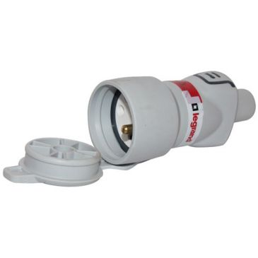 Fiche Plexo étanche 16 A  femelle avec volet protection